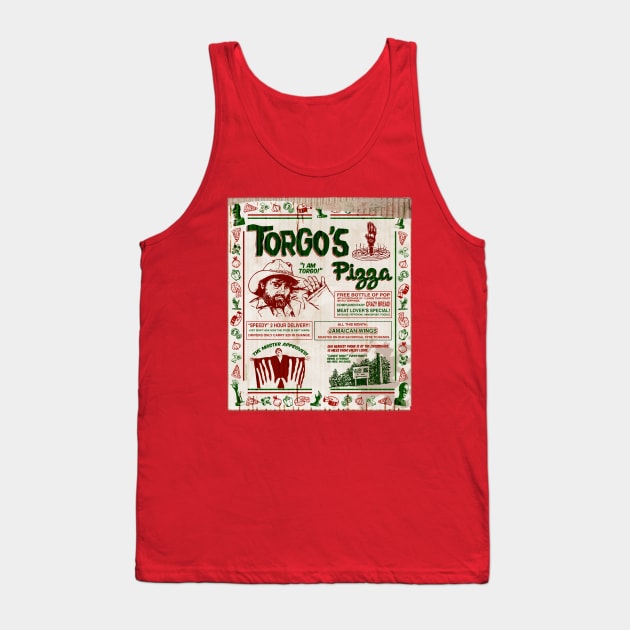 Torgo's Pizza Tank Top by marlowinc